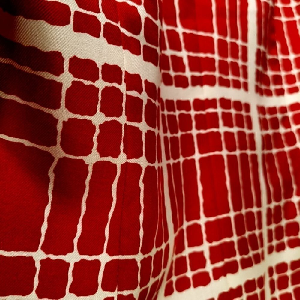 Pendleton Vtg Women's 10 Red White Snazzy Jacket - Picture 10 of 12